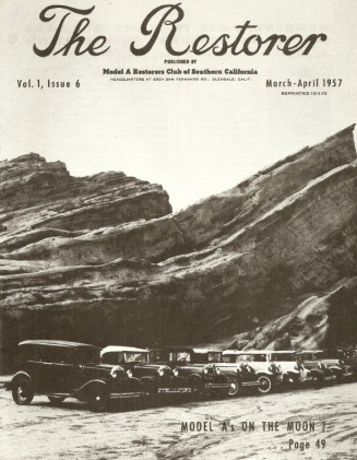 THE RESTORER 1957 MAR/APR - Vol 1 No 6 REPRINT